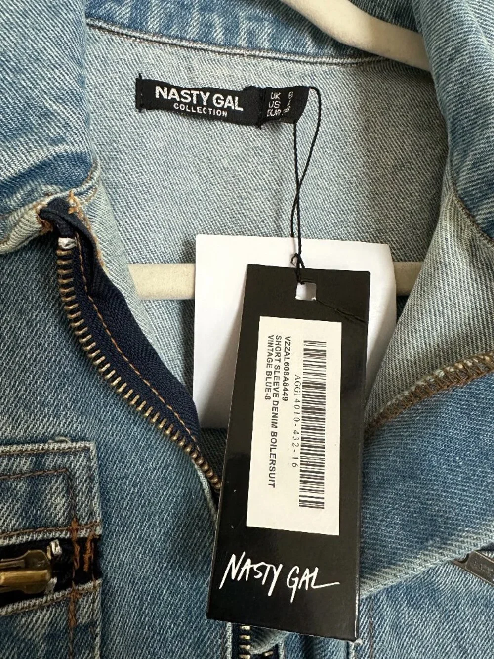 Nasty Gal Denim Jumpsuit - Picture 3 of 3